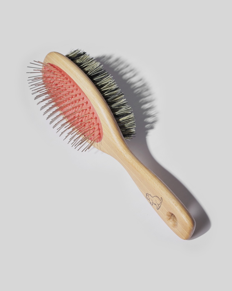 Brosse à chien tiges métalliques