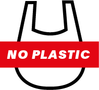 No plastic